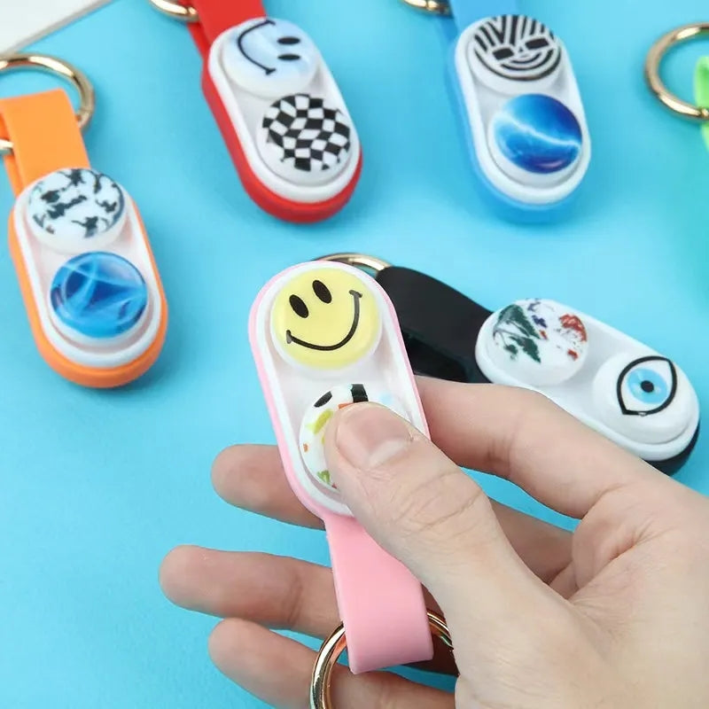 Magnetic Pop Fidget With Keychain.