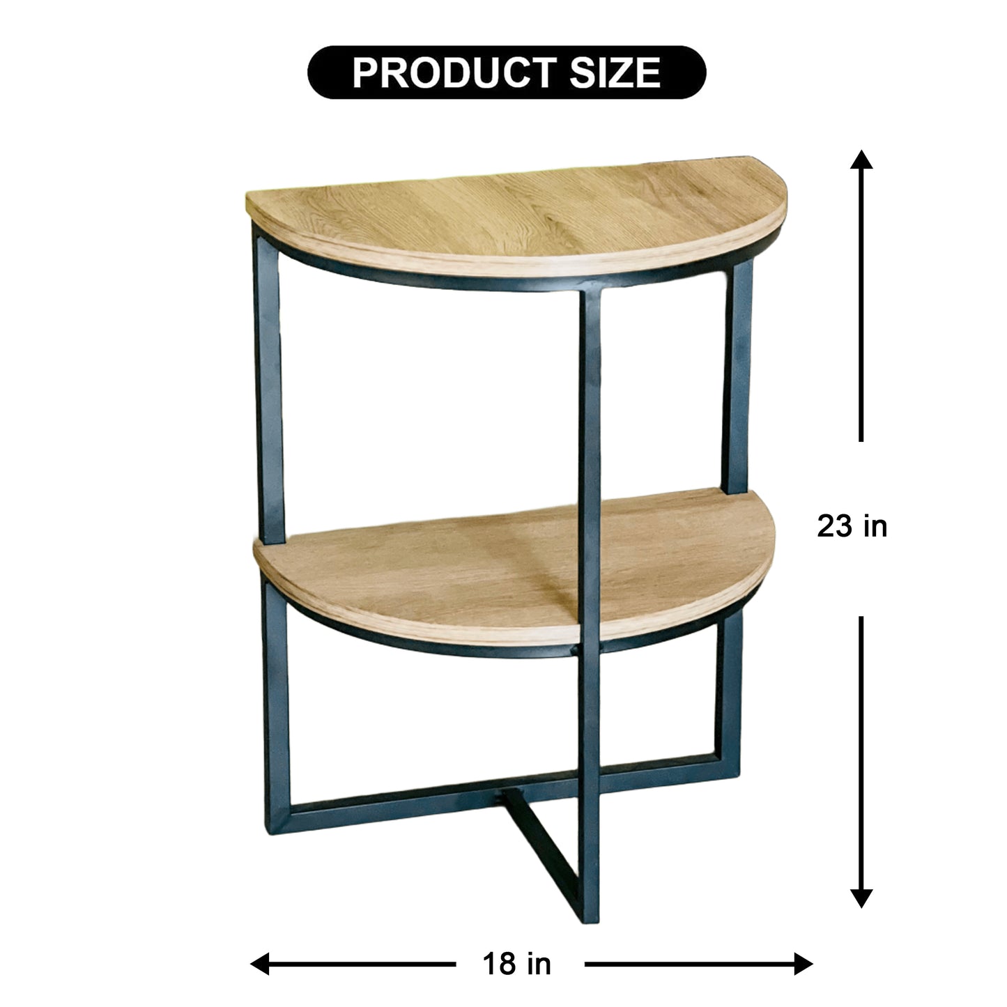Half-Moon Side Table by Matrix