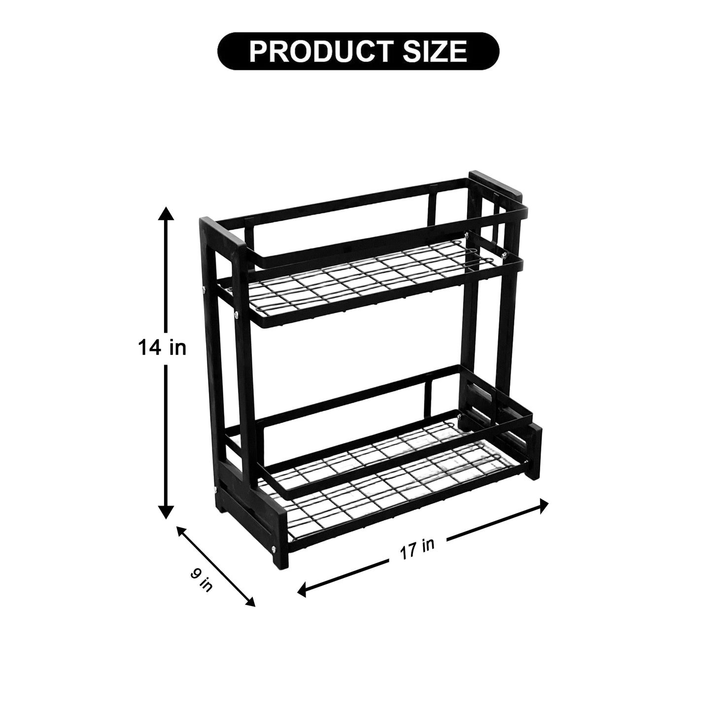 Multi-tiered Countertop Storage Rack by Matrix