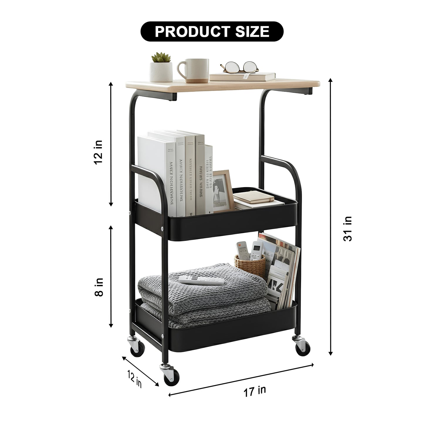 Serve & Store Rolling Cart by Matrix