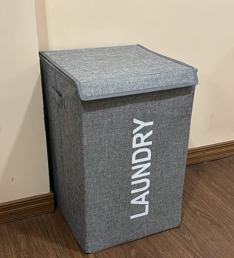 Laundry Keeper Basket – With Lid for a Tidy Home