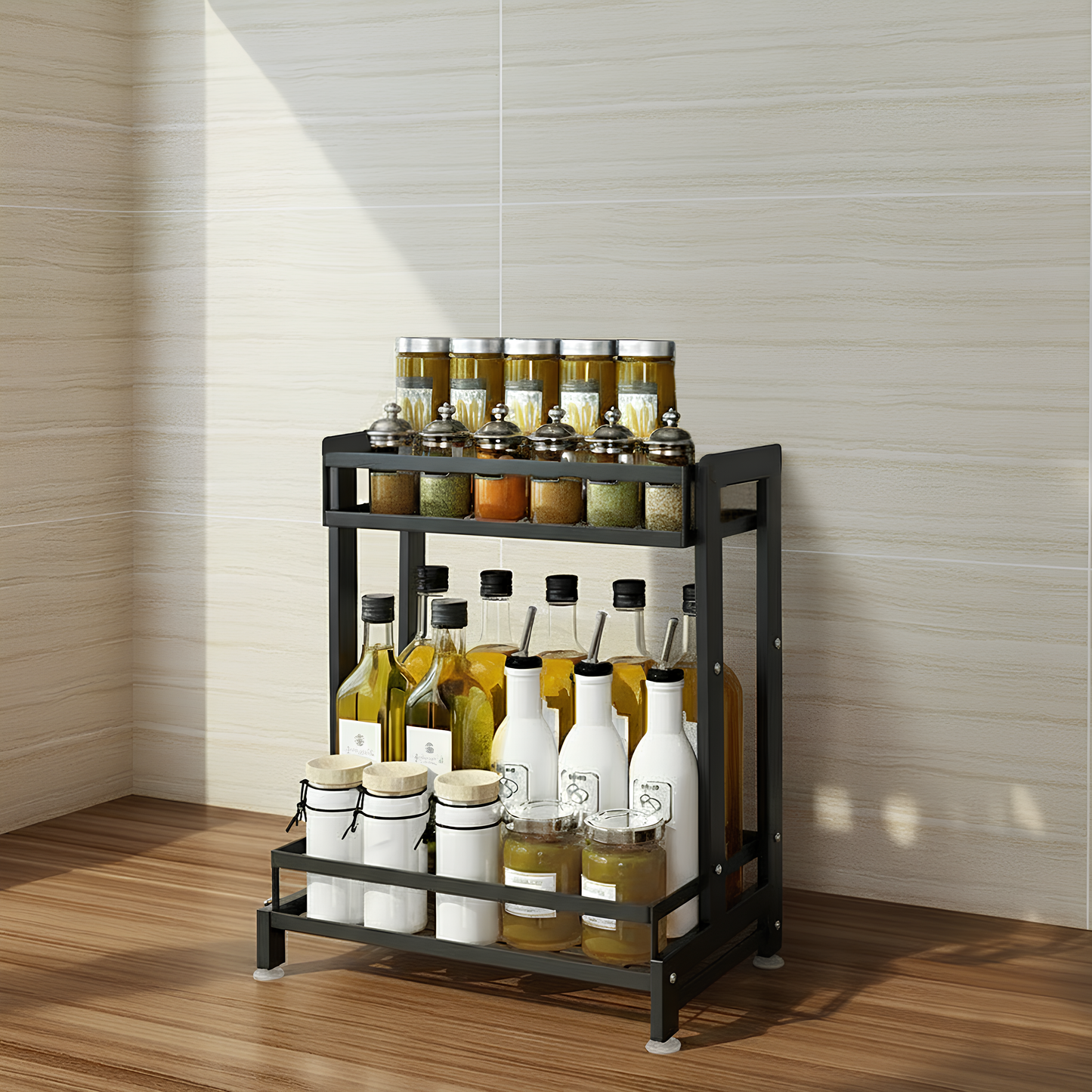 Multi-tiered Countertop Storage Rack by Matrix