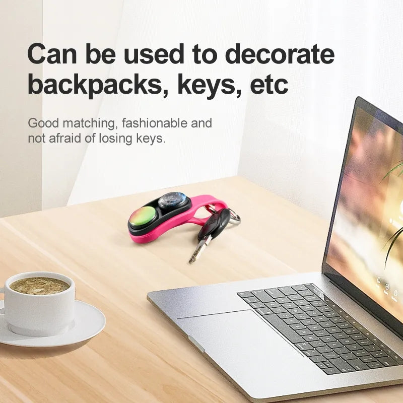 Magnetic Pop Fidget With Keychain.