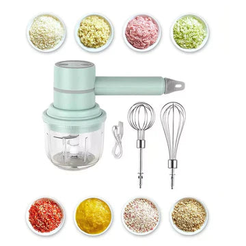 Immersion Chopper With Two Whisk