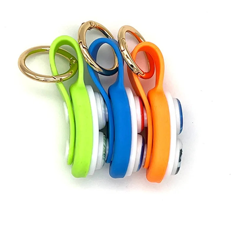 Magnetic Pop Fidget With Keychain.