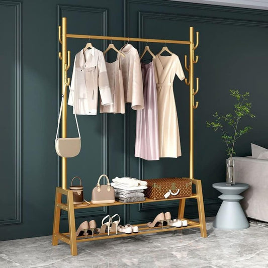 Multi-Functional Heavy Duty Bedroom Clothing Rack