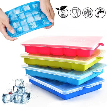 15 cubic Ice  tray with lid