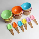 Ice Cream Bowl With Spoon Pack of 6