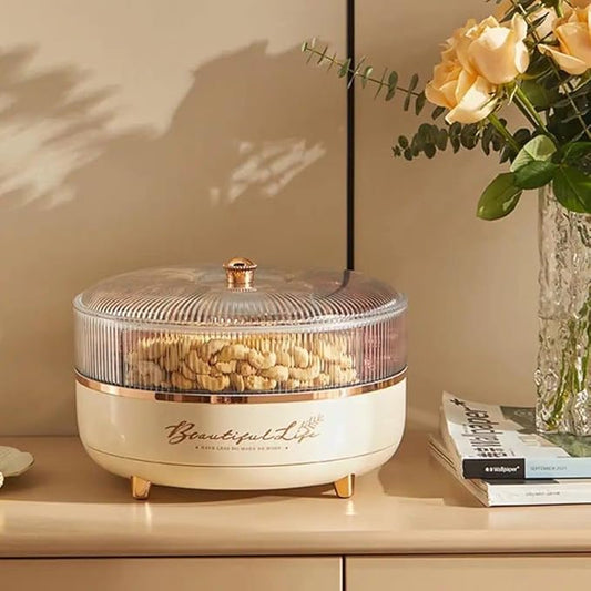 Grand 360° Rotating Snack & Nut Organizer