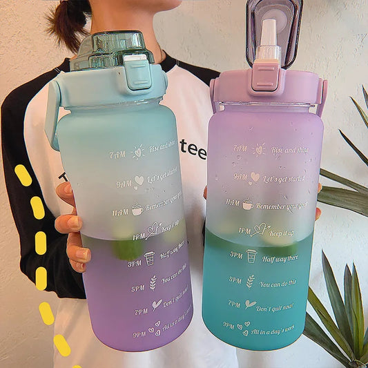 motivational water bottle