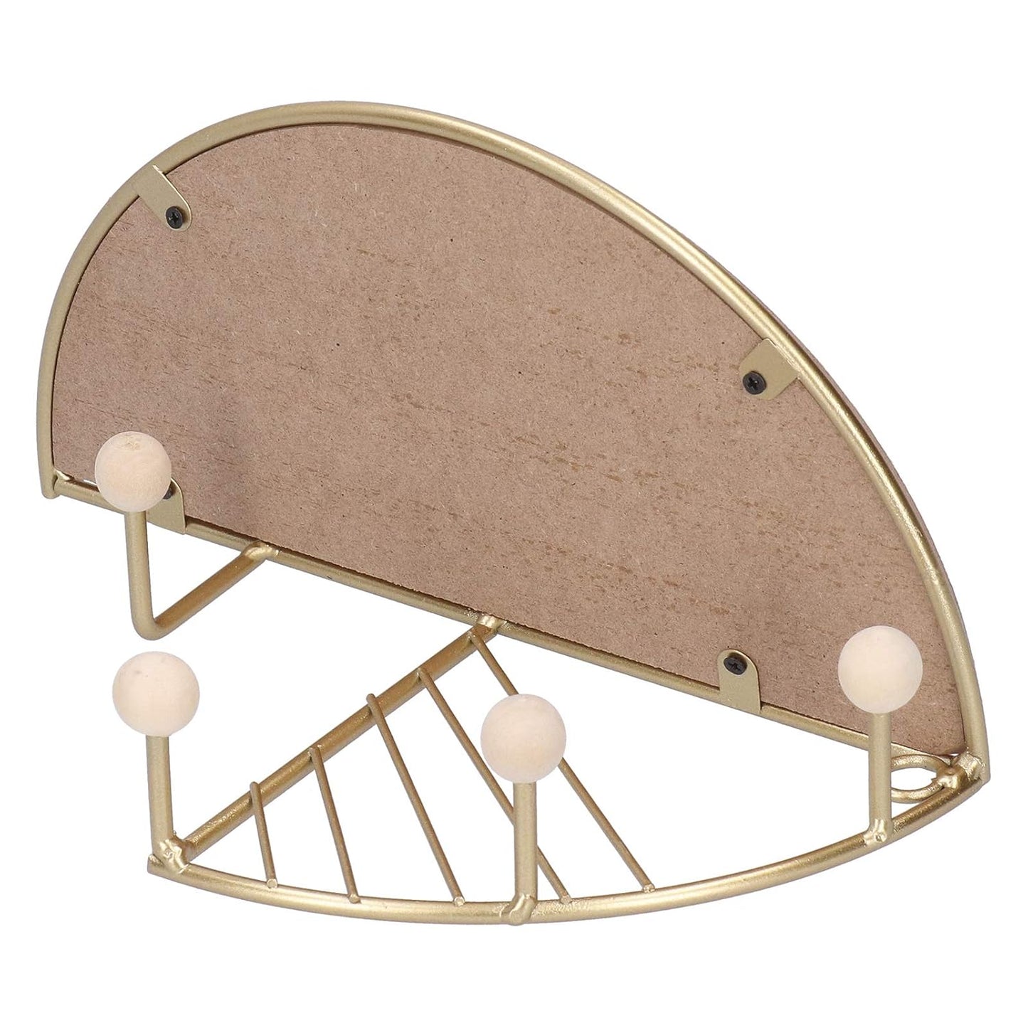 The Evergreen Golden Arc Metal Wall Shelf by Matrix