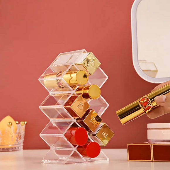 10 Grid Lipstick Organizer