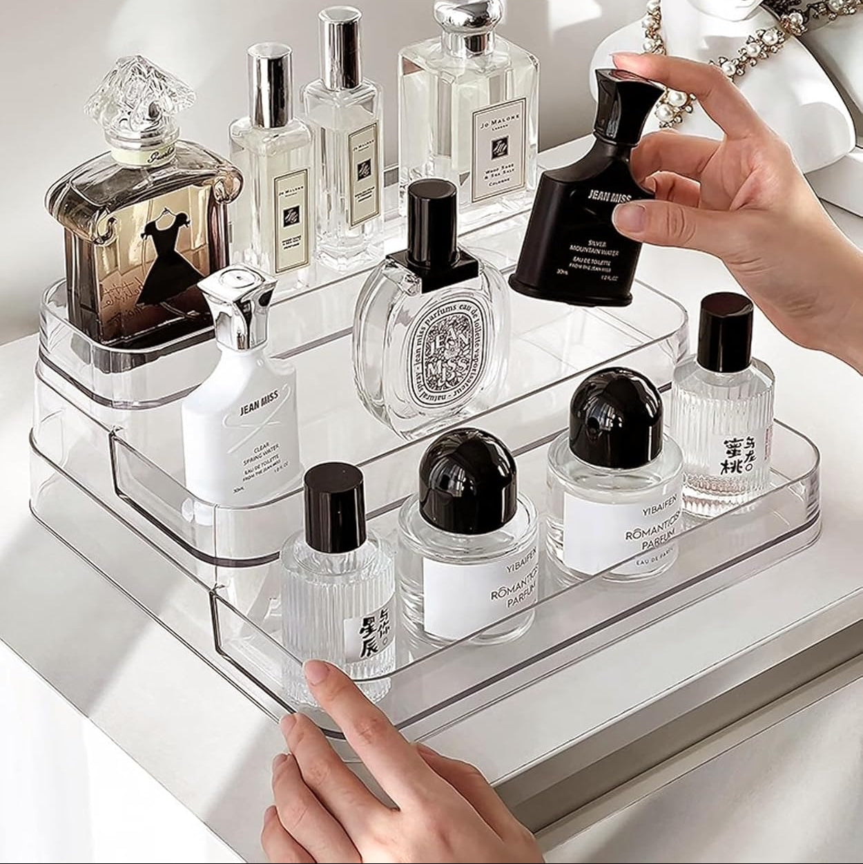 3-Tier Multipurpose Acrylic Tray