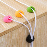 6 Pcs Self Adhesive Silicone Cable Clips
