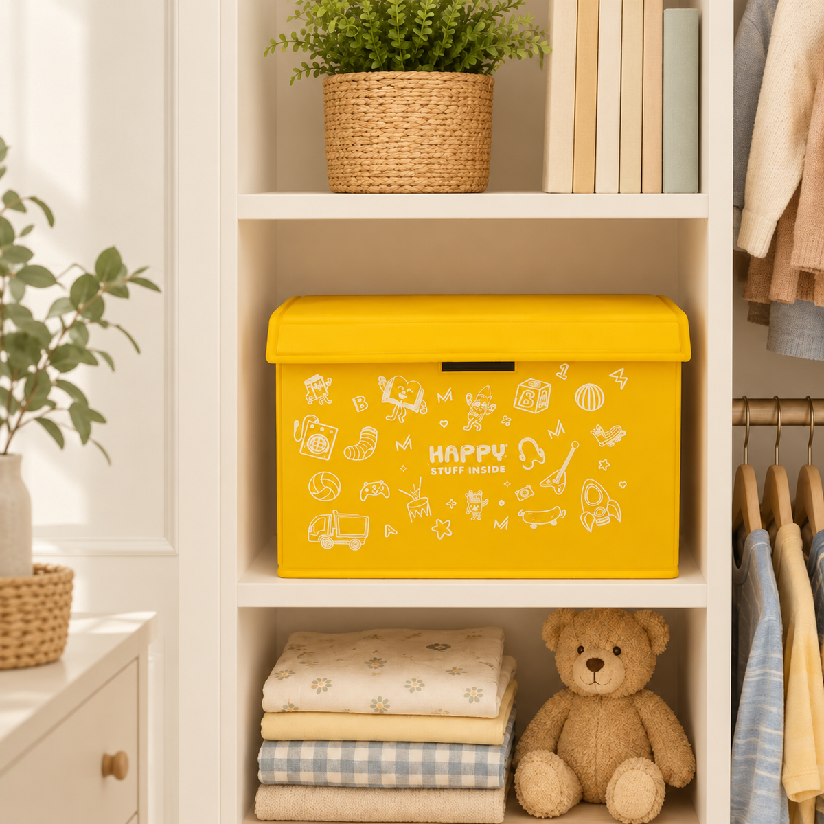 Happy Stuff Kids Storage Box by Matrix