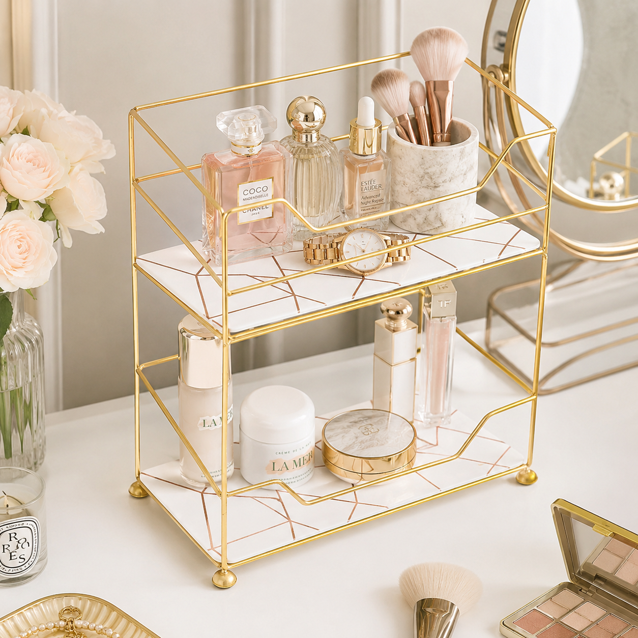 2-Tier Elite Vanity Tower by Matrix