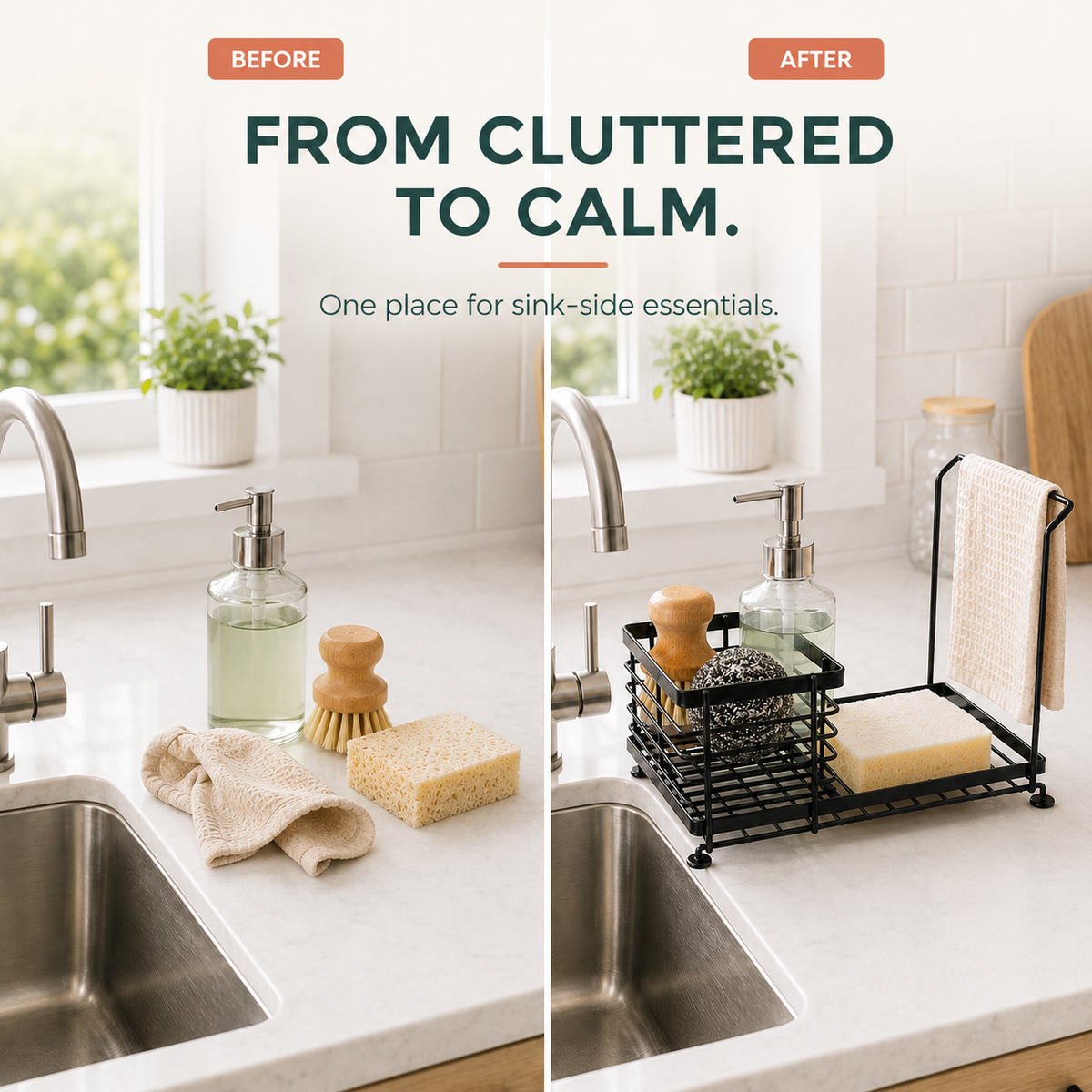 Sink-Side Organizer Caddy