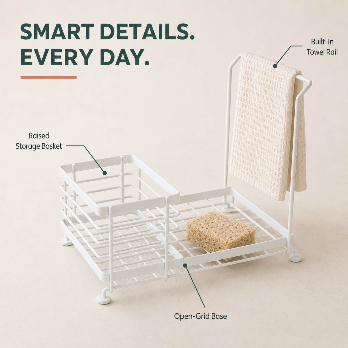 Sink-Side Organizer Caddy