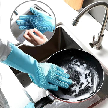 Silicone Dish Washing Gloves Set