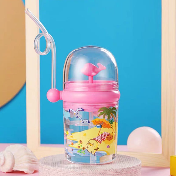 250ml Straw Water Bottle