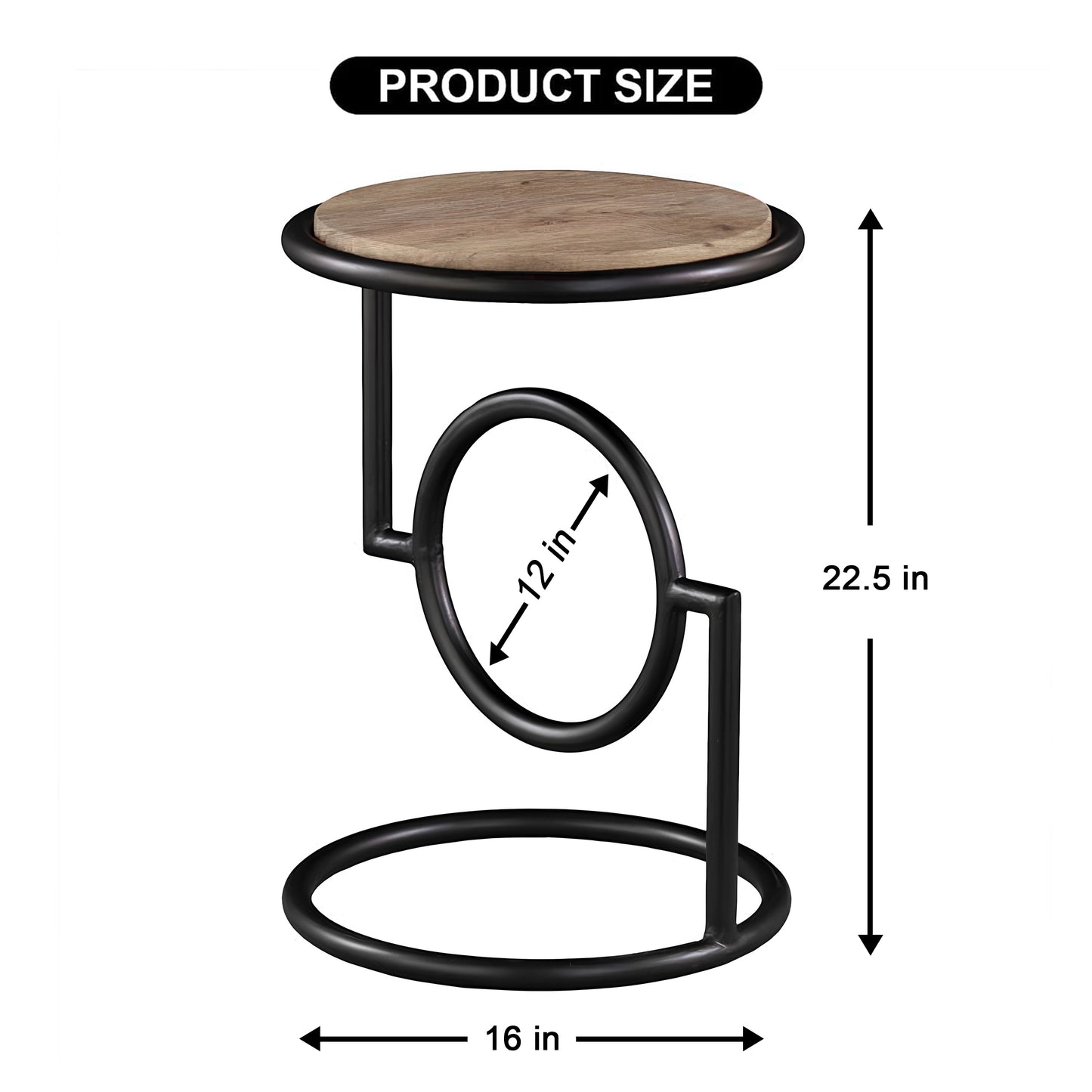 Loop Frame Accent Table by Matrix