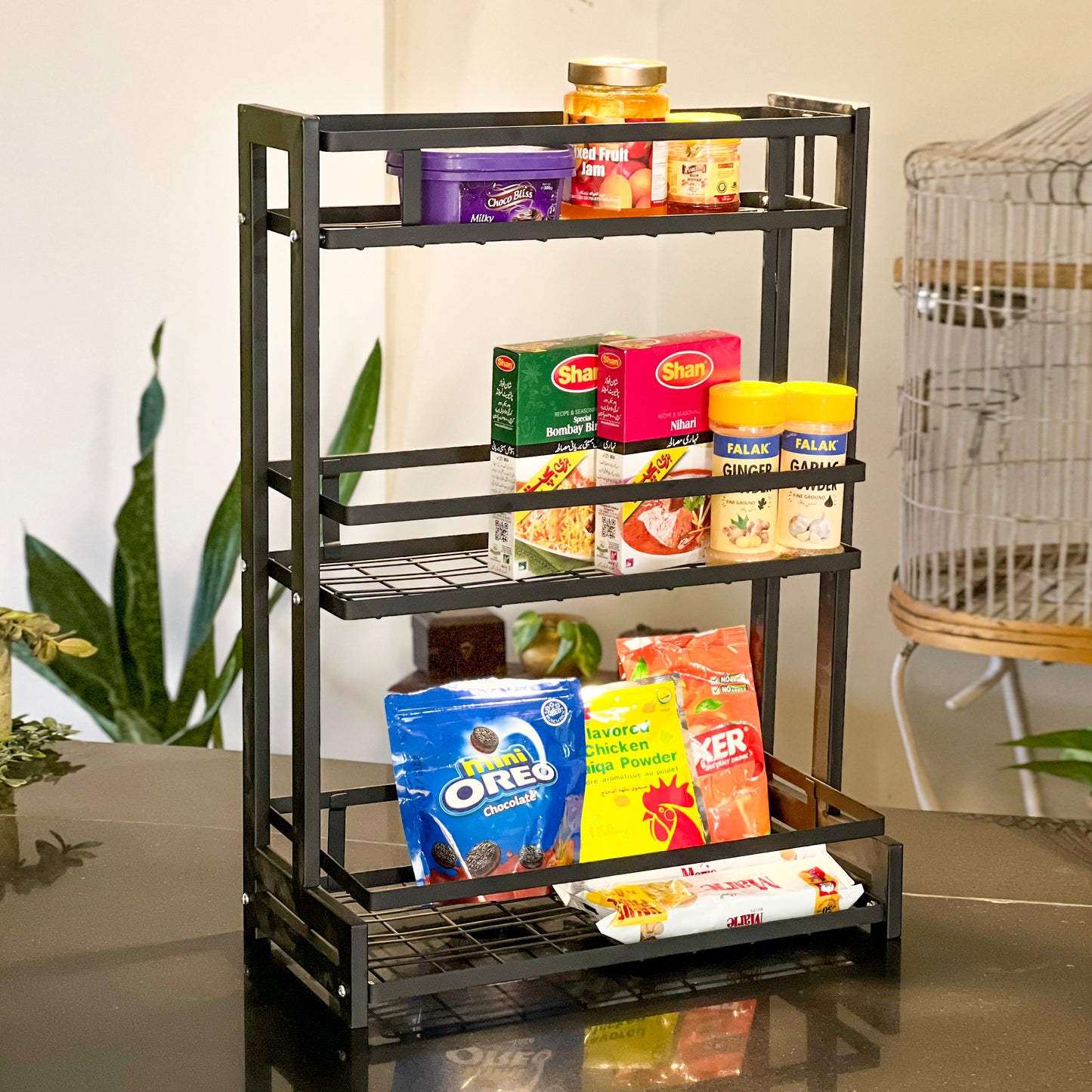 Multi-tiered Countertop Storage Rack by Matrix