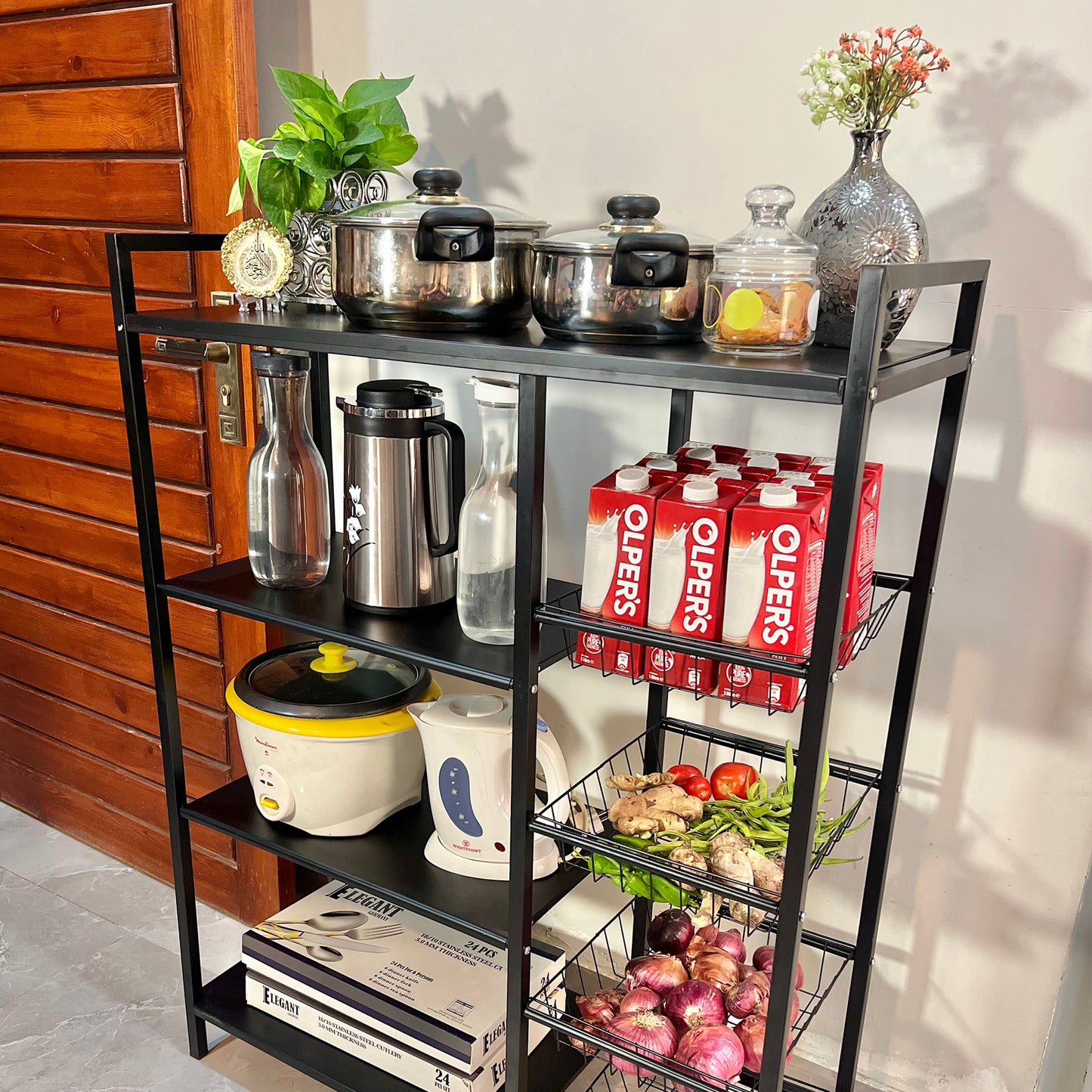 Multifunctional Storage Rack by Matrix