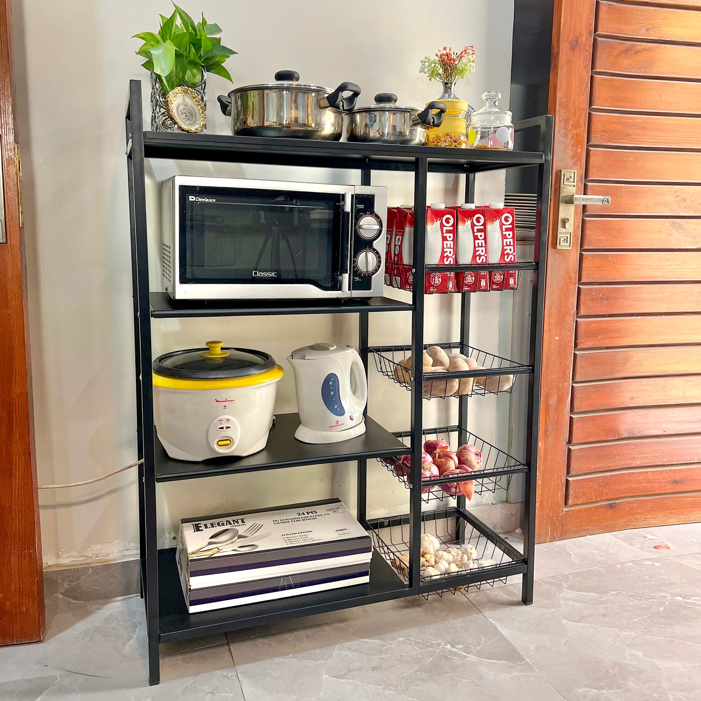 Multifunctional Storage Rack by Matrix