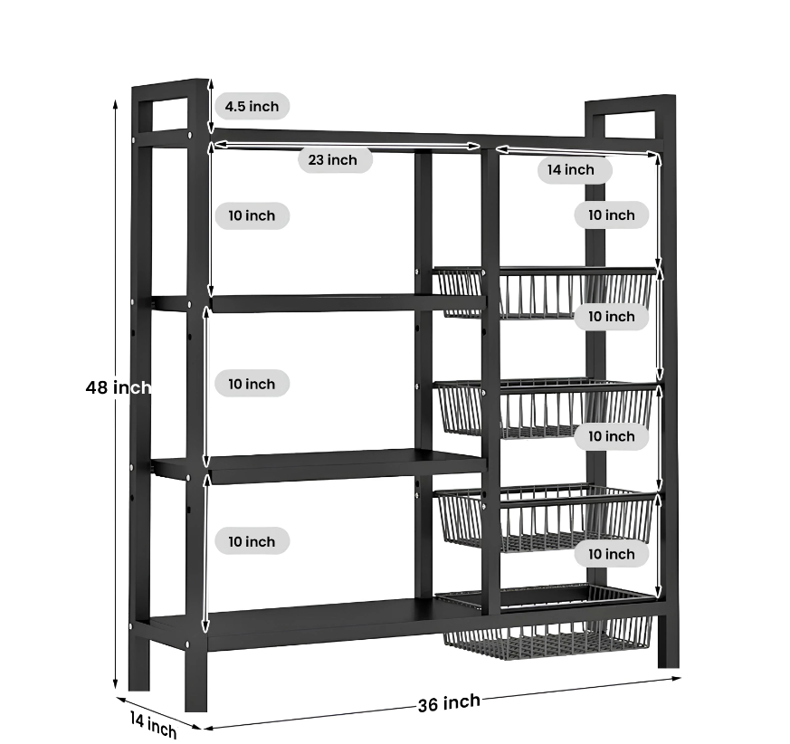 Multifunctional Storage Rack by Matrix
