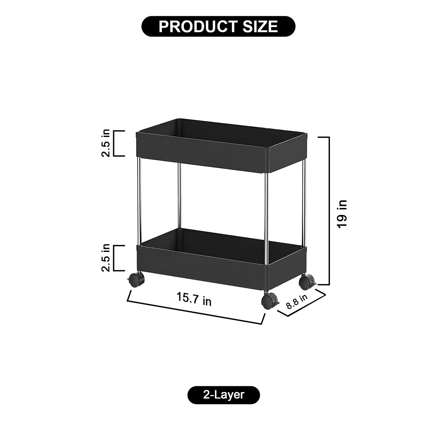Multiuse Smart 2-Layer Organizer by Matrix..