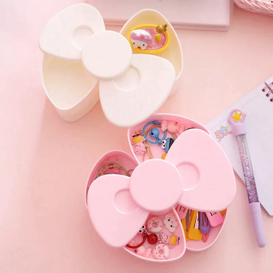 Pink Bow- Storage Box