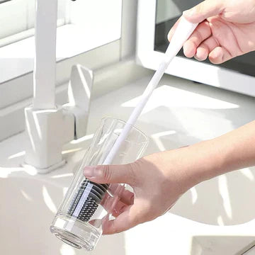 Bottle cleaning silicon brush