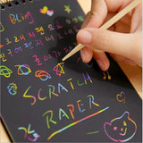 Rainbow Scratch Drawing Book (Pack of 3)