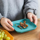 Serving Snack Plate Set with plastic holder