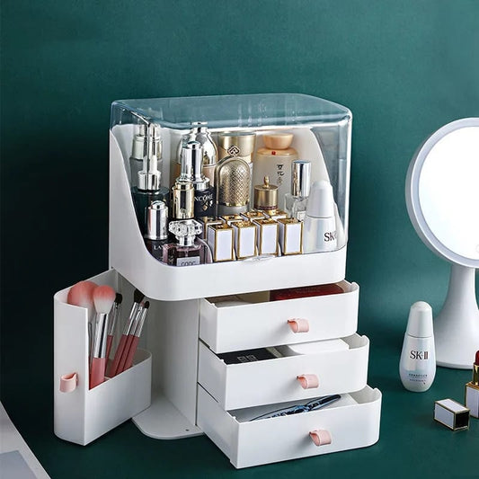 Multifunctional Makeup & Cosmetics Organizer With Drawers