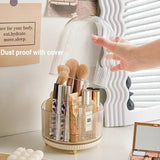 Large Spinning Brush Organizer with Lid