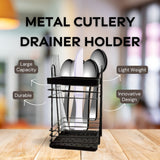 Metal Cutlery Drainer Holder