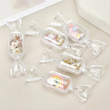 Transparent Candy Shape Box (Pack Of 6)