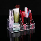 9 Grid Acrylic Makeup Organizer Storage Box