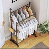 Double Portion Cloth Hanging Rack