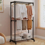 Moveable Clothes Hanging Rack
