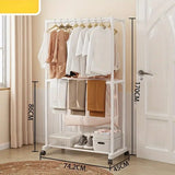Moveable Clothes Hanging Rack