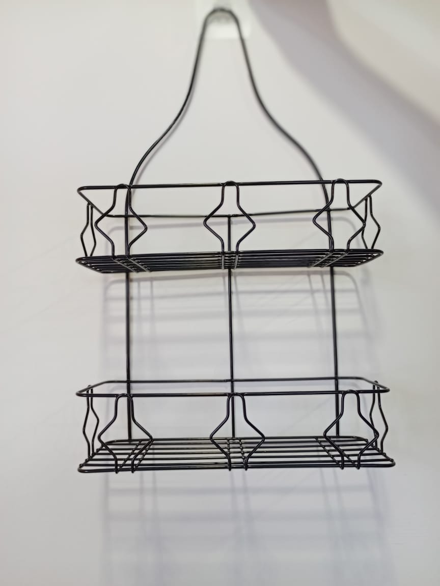 Double Layer Durable Bathroom Rack