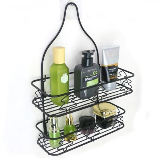 Double Layer Durable Bathroom Rack