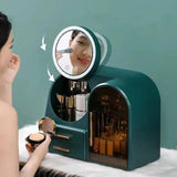 Magic Mirror Cosmetic Organizer with LED