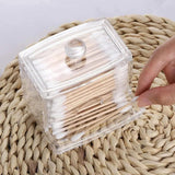 Acrylic Cotton Swabs Storage Box