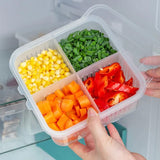 4 in 1 Vegetable & Fruit Storage Box With Lid