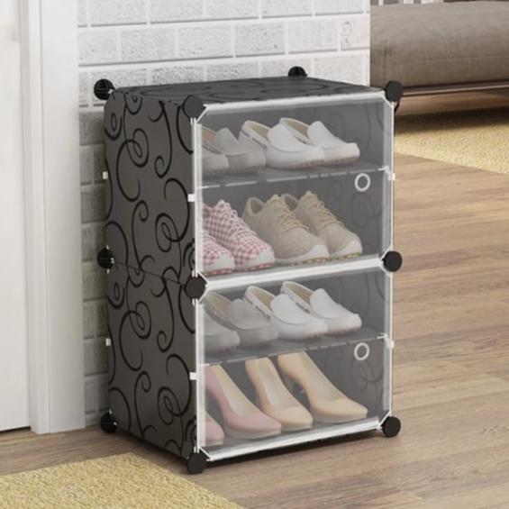 DIY plastic storage cabinet