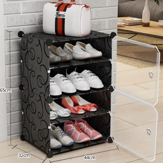 DIY plastic storage cabinet