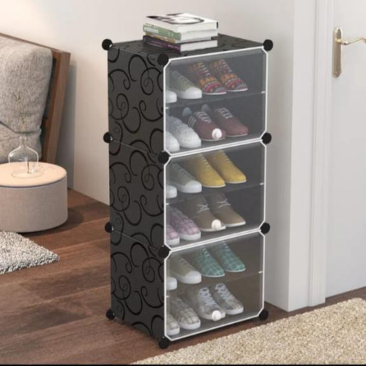 DIY plastic storage cabinet